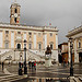 Il Campidoglio, dopo la pioggia